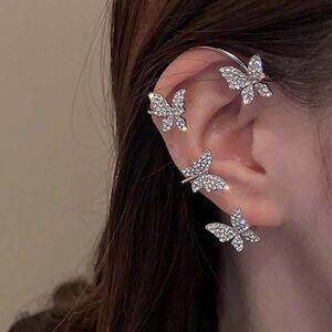 Butterfly Cuff Earrings